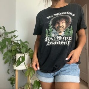 Bob Ross graphic tee